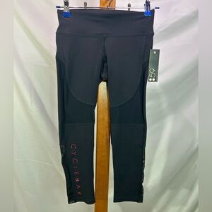 Splits59 Black Mesh Active Leggings - Soulcycle, Fitness, Running, Cycling, XS